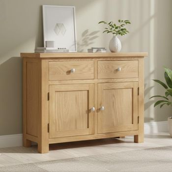 Appleby Oak 96cm 2 Door Small Sideboard
