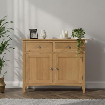 Kilkenny Oak 100cm 2 Door Small Sideboard
