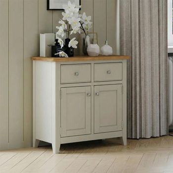 Arden Grey Painted 75cm 2 Door Small Sideboard