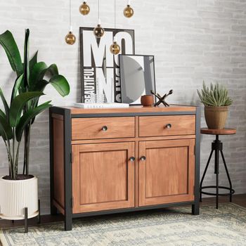 Rayne Acacia 100cm 2 Door Small Sideboard