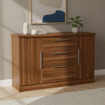 Sherwood Walnut 2 Door Medium Sideboard