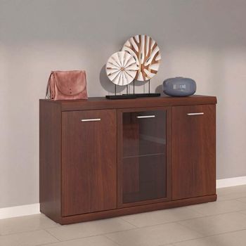 Imperial Glazed Mahogany 3 Door Medium Sideboard