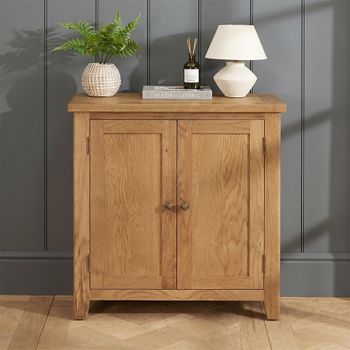 Appleby Petite Oak Compact 2 Door Sideboard