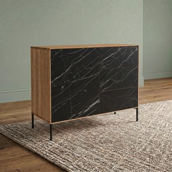 Helga Oiled Oak 1 Door 3 Drawer Sideboard - Sizes Available