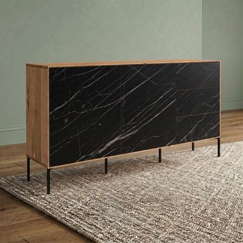 Helga Oiled Oak 2 Door 3 Drawer Sideboard - Sizes Available