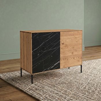 Helga Oiled Oak 2 Door Sideboard - Sizes Available