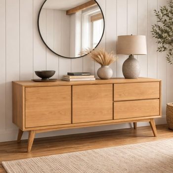 Anders Oak 2 Door Extra Large Sideboard