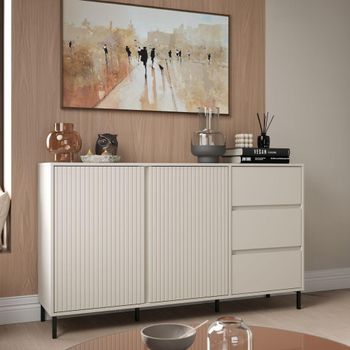 Avenale Cashmere 2 Door 3 Drawer Medium Sideboard