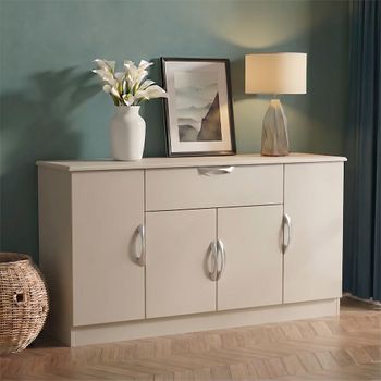 Camden Cashmere 4 Door Wide Sideboard