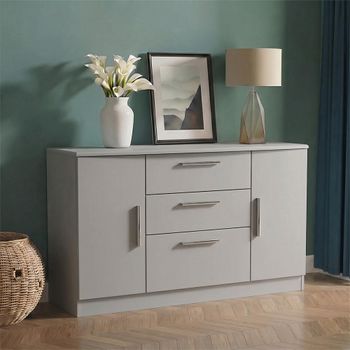 Knightsbridge Grey 2 Door Medium Sideboard