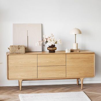 Darwin Natural Oak 2 Door 2 Drawer Large Sideboard