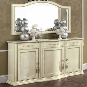 Torriani Italian Ivory Large Buffet Sideboard