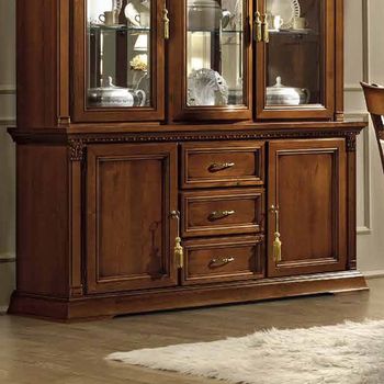 Treviso Italian Cherry Wood Large Buffet Sideboard