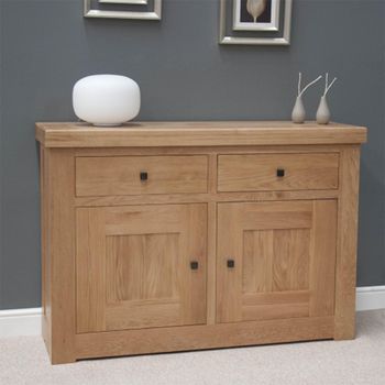 Bordeaux Oak 140cm 2 Door Medium Sideboard