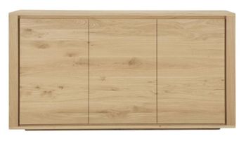 Shadow Oak 3 Door Medium Sideboard - EX Display