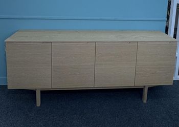 Oak 4 Door Sideboard - SM306 - EX Display