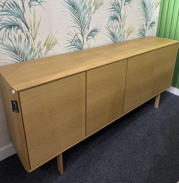 Oak 4 Door Sideboard - SM544 - EX Display