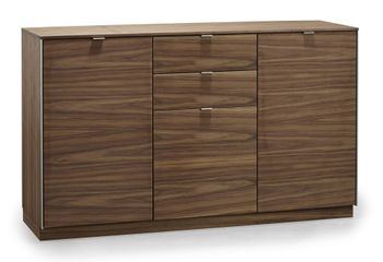 Walnut 2 Door 3 Drawer Sideboard - SM932 - EX Display