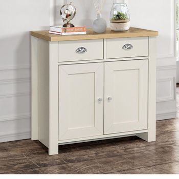 Highgate Cream Painted 2 Door Small Sideboard