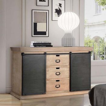 Irondale Mango Wood 160cm 2 Door Large Sideboard