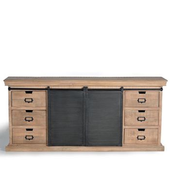 Irondale Mango Wood 190cm 2 Door Extra Large Sideboard