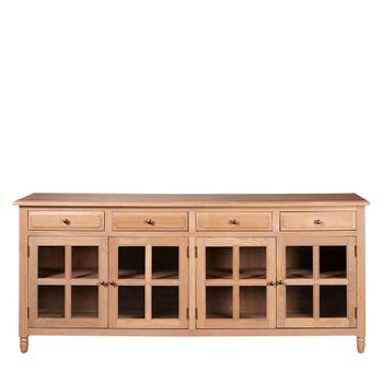 Lyon Oak 200cm 4 Door Extra Large Sideboard
