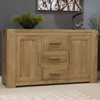 Trend Oak 140cm 2 Door Medium Sideboard