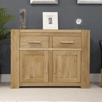 Trend Oak 110cm 2 Door Small Sideboard
