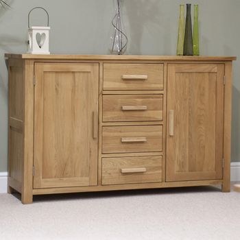 Opus Oak 130.5cm 2 Door Medium Sideboard