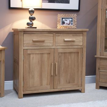 Opus Oak 91.5cm 2 Door Small Sideboard