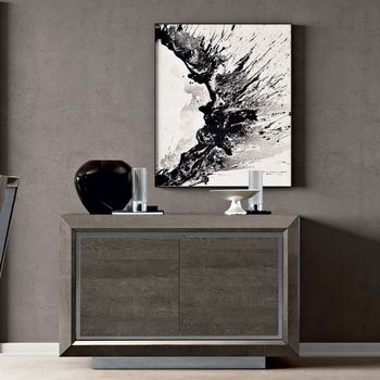 Elite Italian Silver Birch Medium Buffet Sideboard
