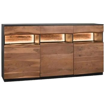 Niarada Acacia Wood 180cm 3 Door Extra Large Sideboard