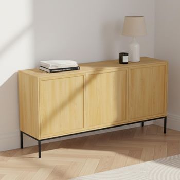 Palmdale Oak 158cm 3 Door Medium Sideboard