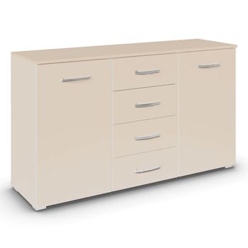 Aditio Champagne 120cm 2 Door 4 Drawer Medium Sideboard