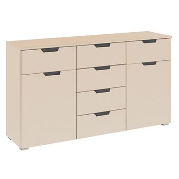 Aditio Champagne 120cm 2 Door 6 Drawer Medium Sideboard