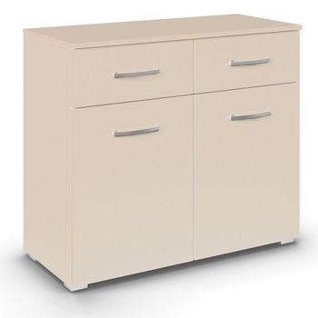 Aditio Champagne 80cm 2 Door 2 Drawer Small Sideboard