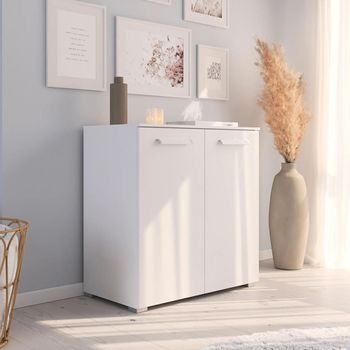 Evelyn Alpine White 80cm 2 Door Small Sideboard