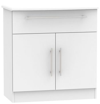 Sherwood Compact Grey 2 Door Sideboard