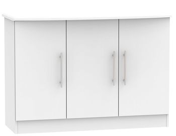 Sherwood Grey 3 Door Small Sideboard