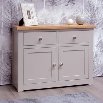 Diamond Painted 96cm 2 Door Small Sideboard