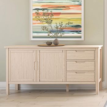 Twyford Oak 150cm 2 Door Large Sideboard