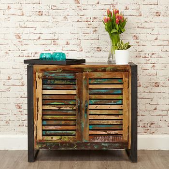 Urban Chic Reclaimed Wood 2 Door Sideboard