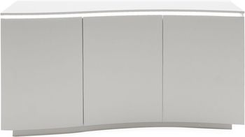 Lazzaro Light Grey Matt Sideboard with LED