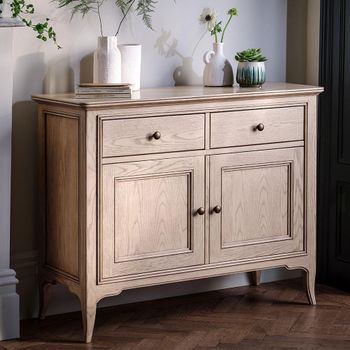 Toulon Oak 107cm 2 Door Medium Sideboard