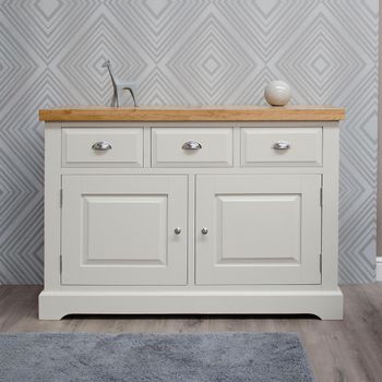 Deluxe Painted 130cm 2 Door Medium Sideboard