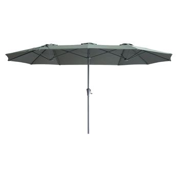 Capri Oil Green Outdoor Parasol - 2.2m x 4m