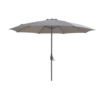 Capri Clay Beige Round Outdoor Parasol - 2.7m