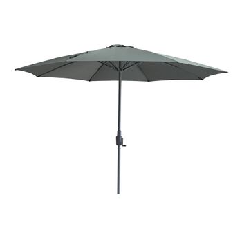 Capri Oil Green Round Outdoor Parasol - 3m