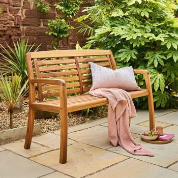 Cotswold Acacia Wood Garden 4ft Bench