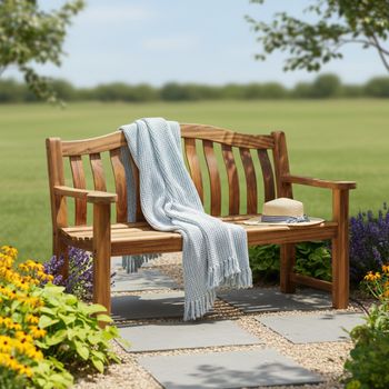 Redcliffe Garden 4ft Bench Broadfield Acacia Wood